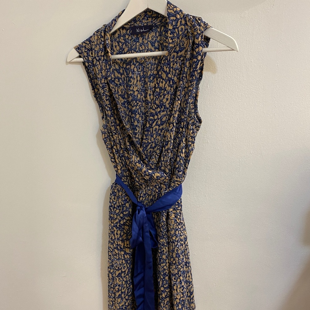 Custom Made Floral Print Dress Size 6